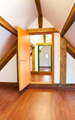 attic doorway