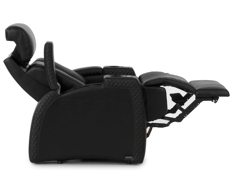 octane flex hr power headrest black recliner theater seating
