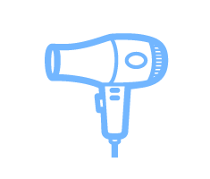 hair dryer for cleaning leather