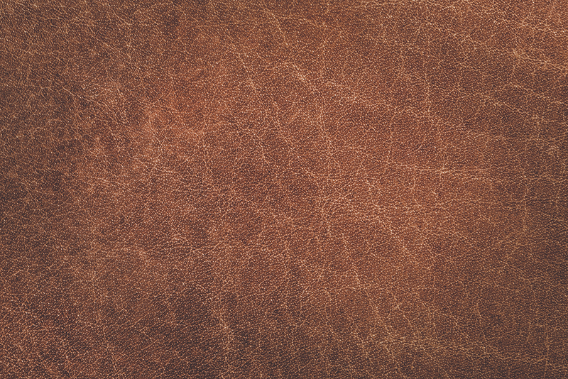 Genuine leather hide displaying texture of real leather