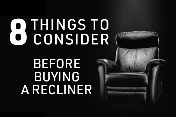 Buying a Recliner