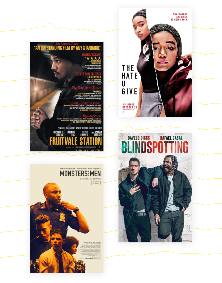 movie posters featuring black leads