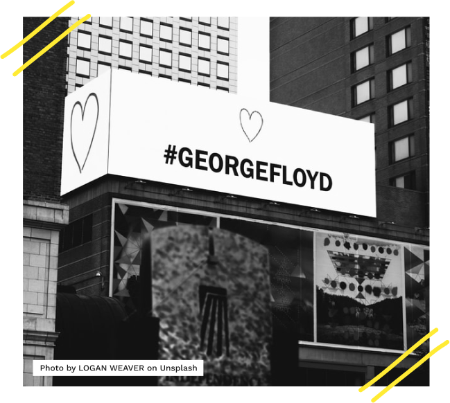 George Floyd billboard