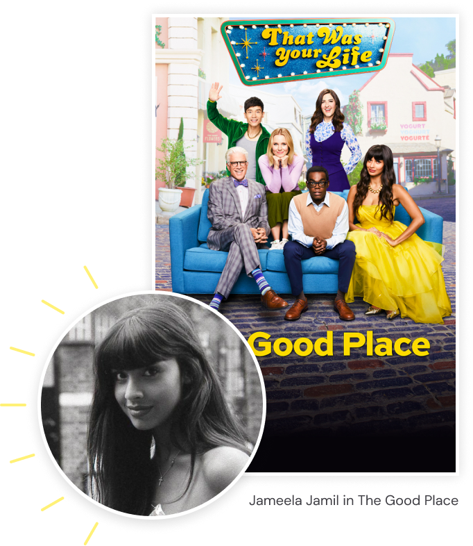 jameela jamil in a good place