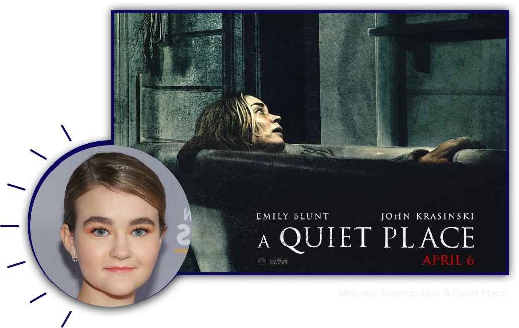 actress from a quiet place