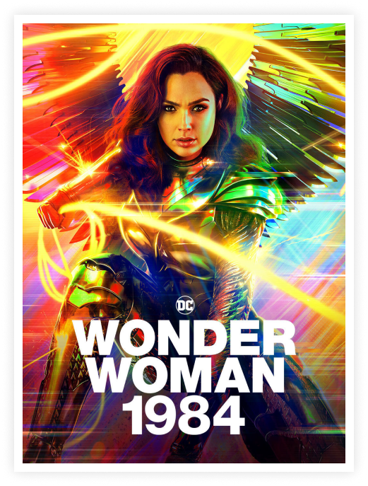 wonder woman 1984 movie poster