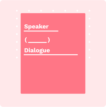 speaker dialogue book
