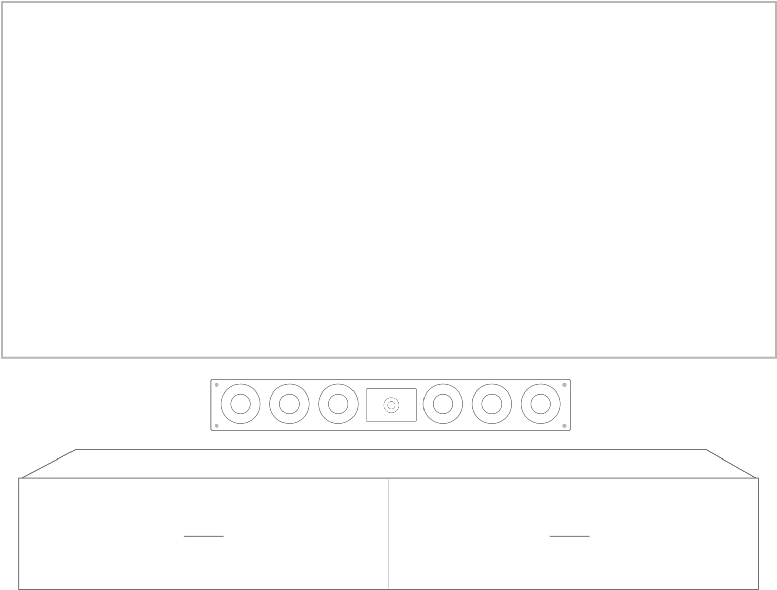 Front Left and Right Speakers 3