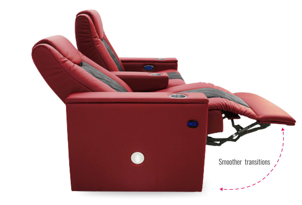 red leather recliners