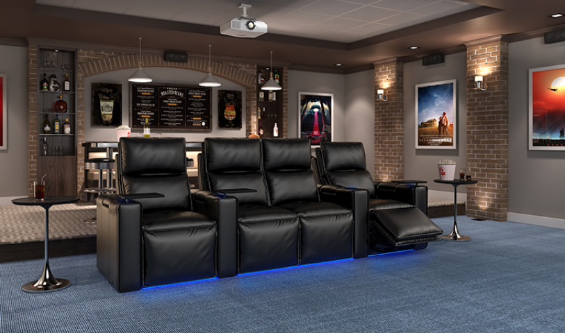 home theater set up