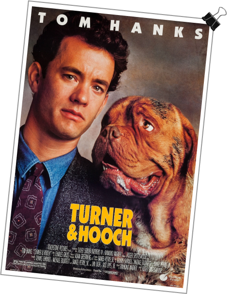 turner and hooch poster