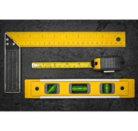 Square & tape measure_