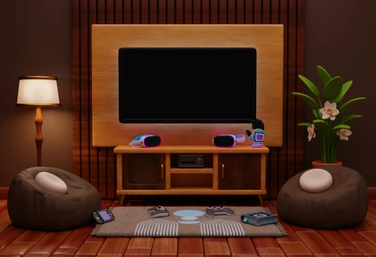 Largest Room Right Display Screen_