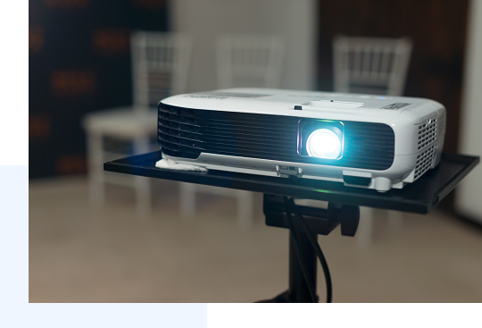 projector-on-table