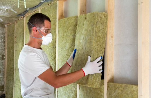 thermal and acoustical fiberglass insulation.