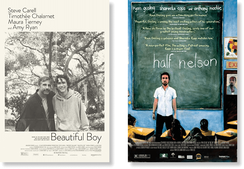Beautiful Boy and Half Nelson - Posters