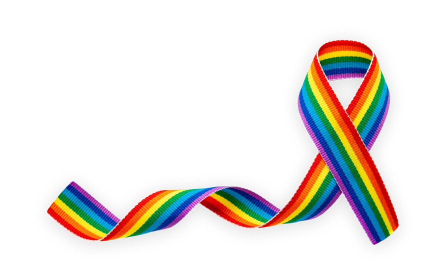 LGBTQ+ ribbon