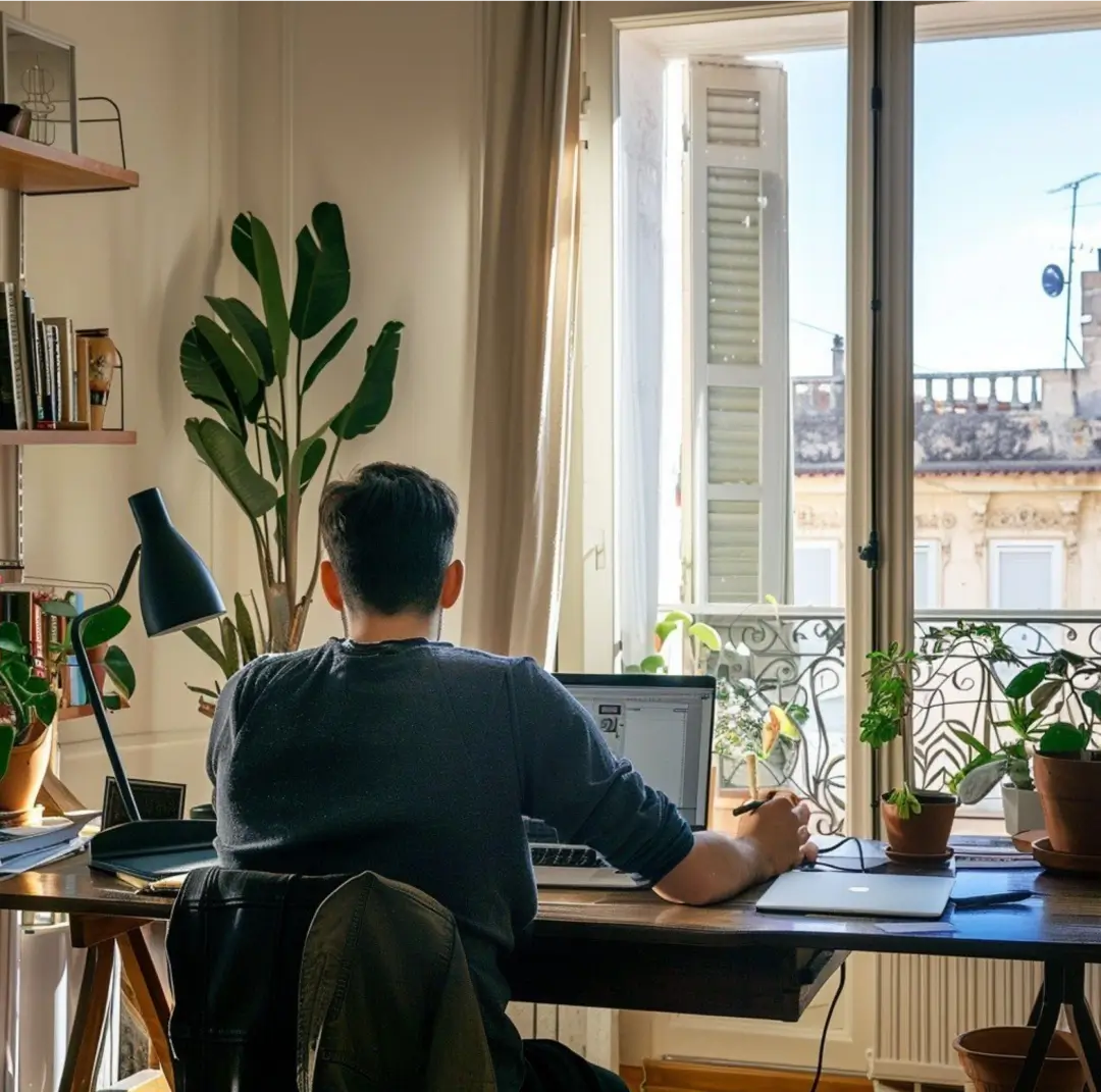 work on digital tools from home during COVID-19