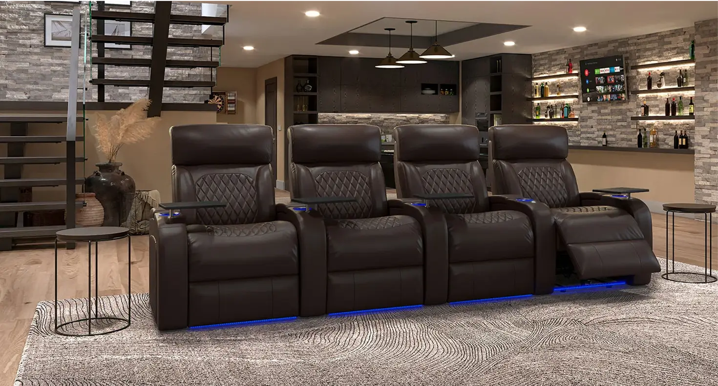 theater-style seating