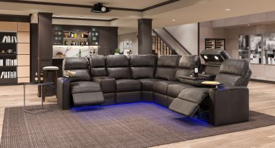 Turbo recliner with LED