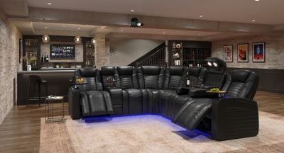 Recliner oasis leather heat massage