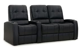 row of 3 Straight Loveseat on Right