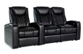 row of 3 Straight Loveseat on Right