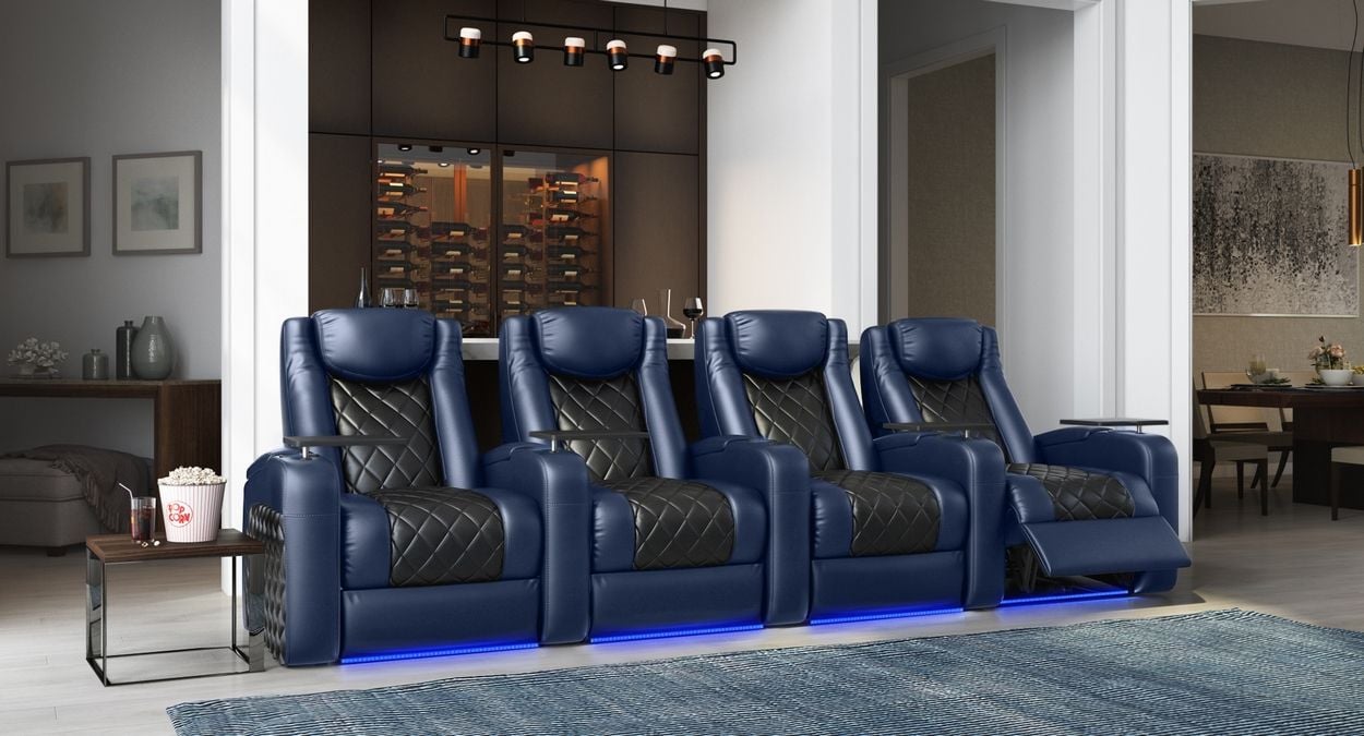 4 chairs tv room