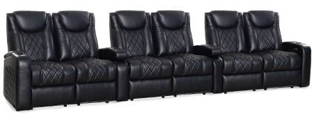 row of 6 Straight as Triple Loveseats