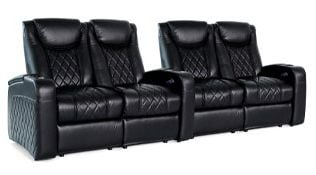 row of 4 Straight as Dual Loveseats