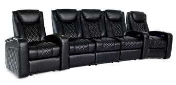 row of 5 Curved with Center Sofa