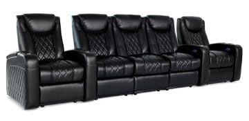 row of 5 Straight with Center Sofa
