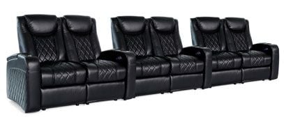 row of 6 Straight as Triple Loveseats