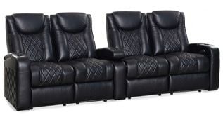 row of 4 Straight as Dual Loveseats