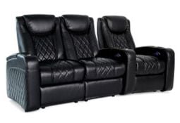 row of 3 Curved with Loveseat on Left