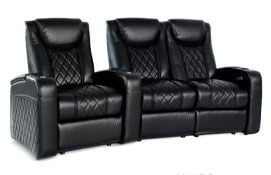 row of 3 Curved with Loveseat on Right