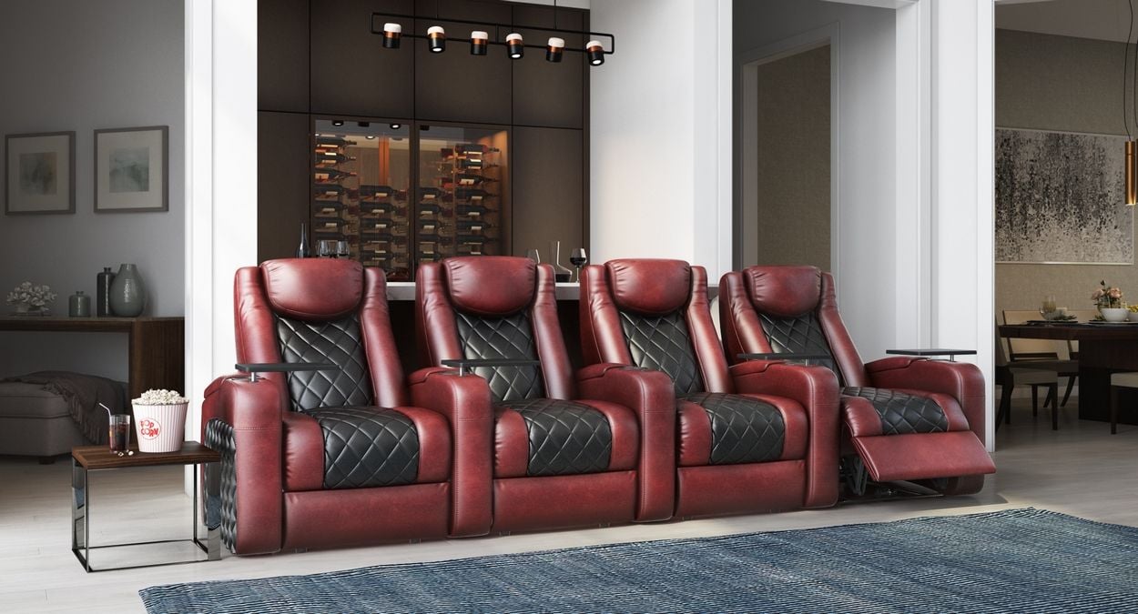4 recliner sofa