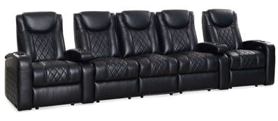 row of 5 Straight with Center Sofa