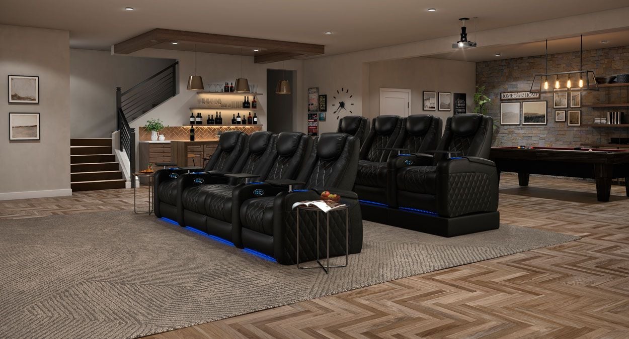 theater seating back row