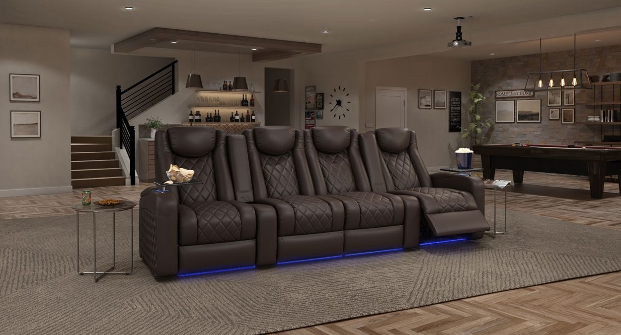 4 chairs tv room