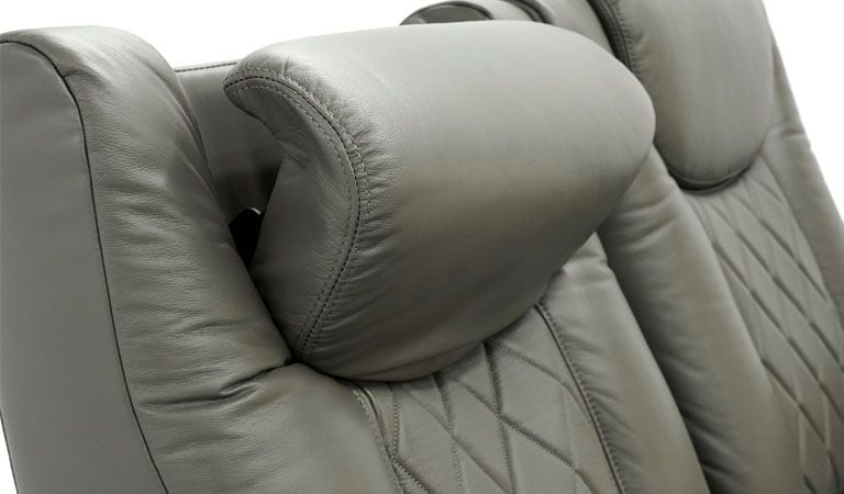 octane white home theater recliners