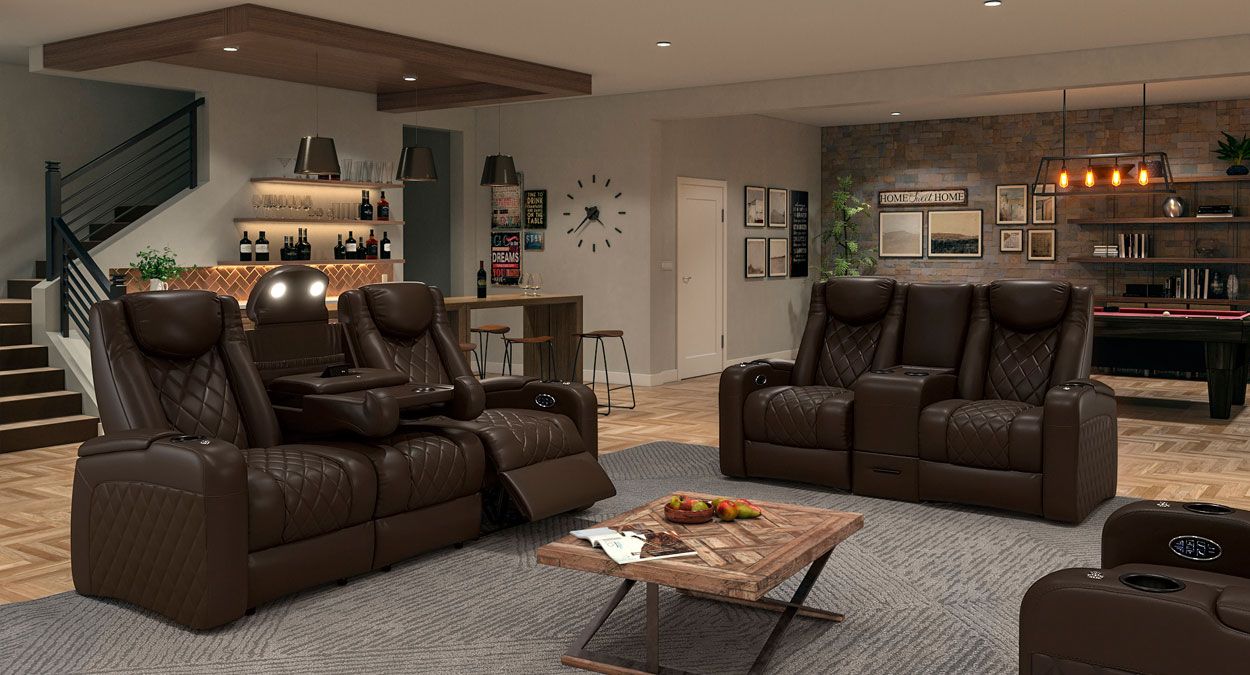 recliners with console