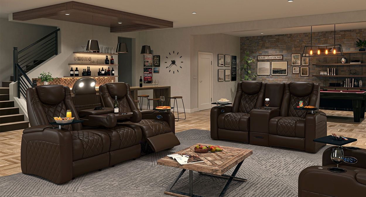six seater with console