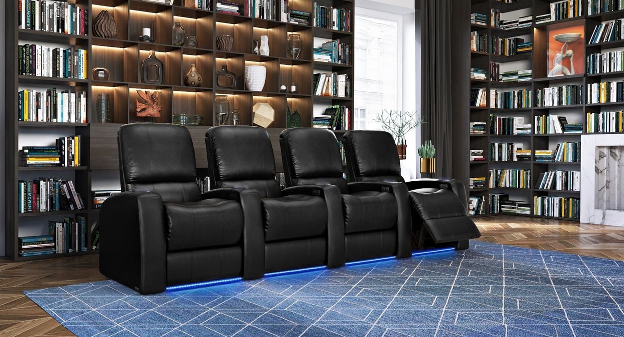 theater seats 4 chair