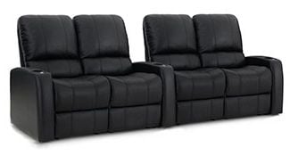 row of 4 Straight as Dual Loveseats