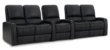 row of 5 Straight with Dual Loveseats