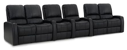 row of 6 Straight with Outside Loveseats
