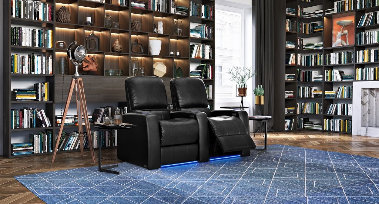 theater recliners 2 chairs