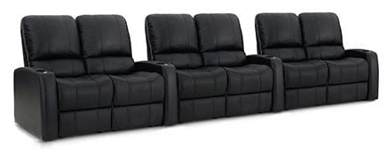 row of 6 Straight as Triple Loveseats
