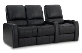 row of 3 Straight Loveseat on Left